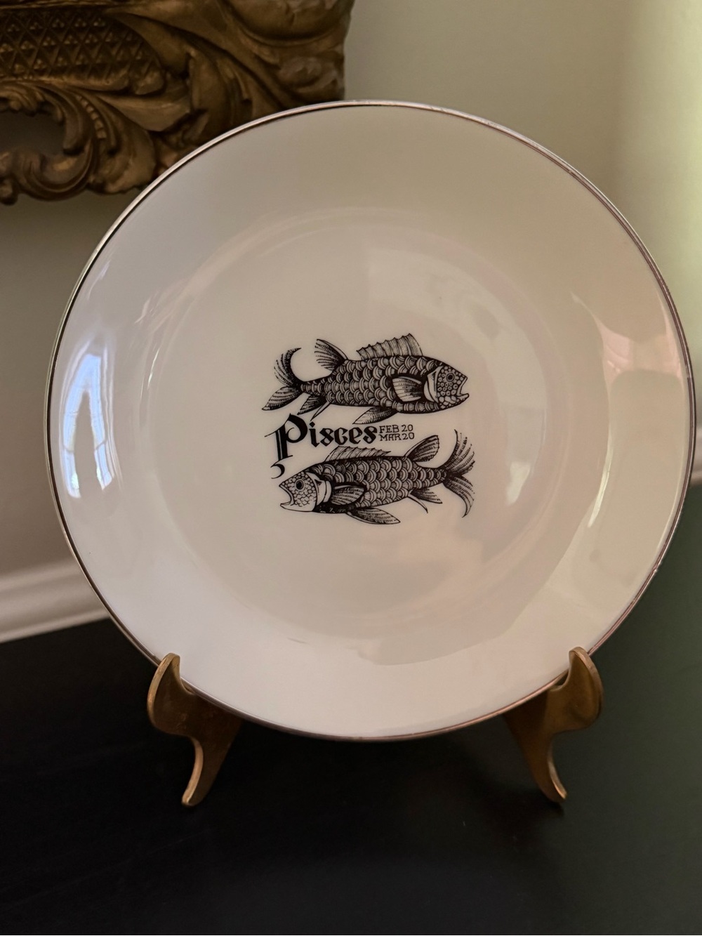 1921 Shenango Pisces Plate